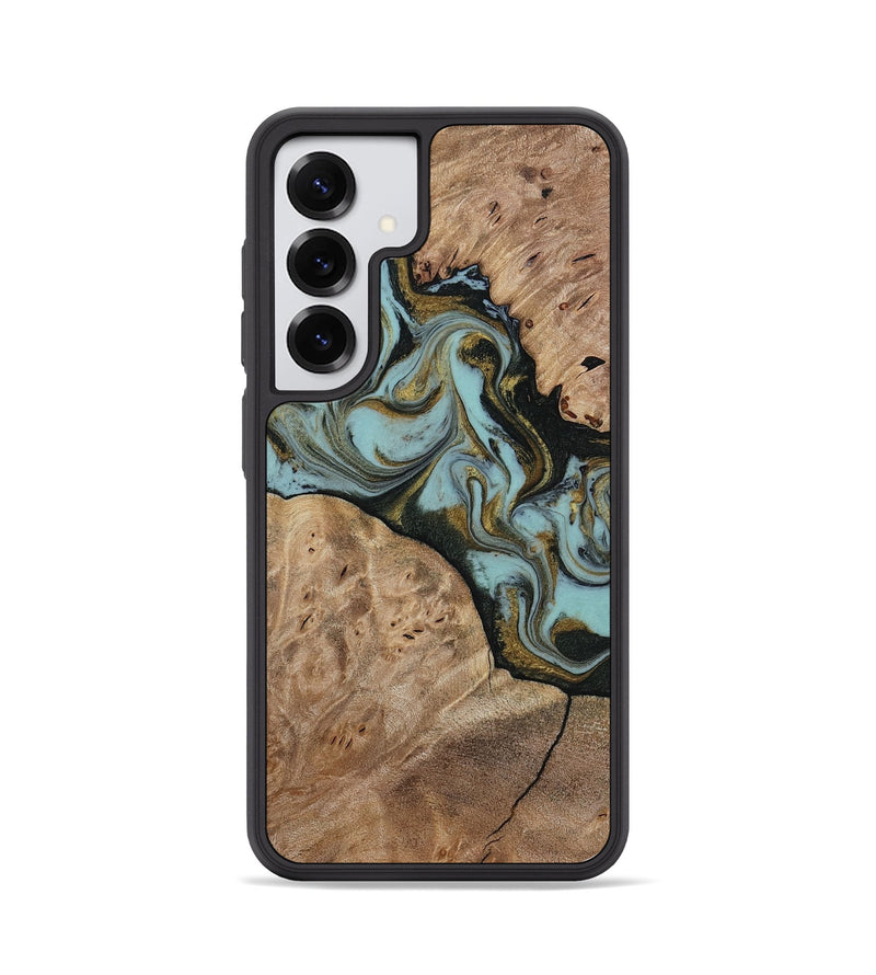 Galaxy S25 Wood Phone Case - Mareli (Green, 814657)