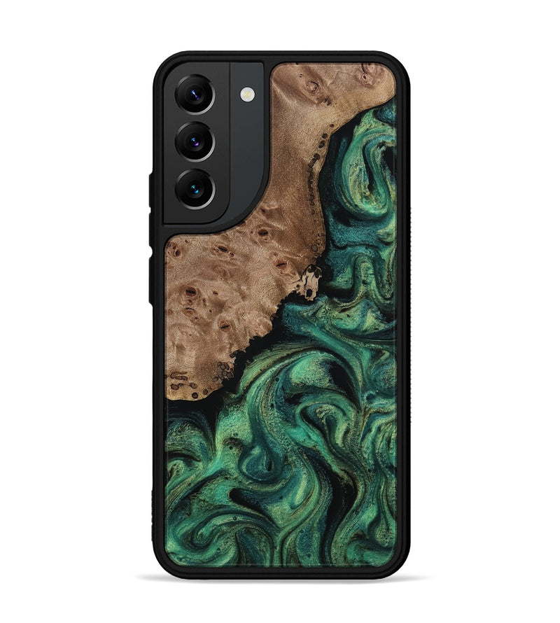 Galaxy S22 Plus Wood Phone Case - Docia (Green, 814660)