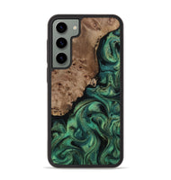 Galaxy S23 Plus Wood Phone Case - Docia (Green, 814660)