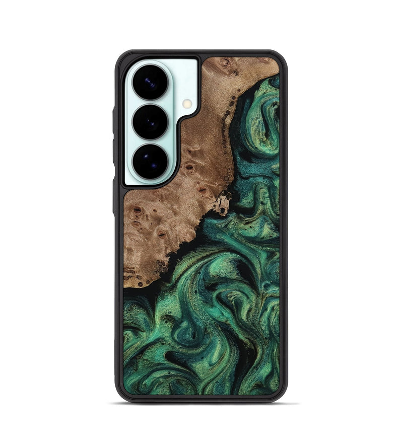 Galaxy S26 Wood Phone Case - Docia (Green, 814660)