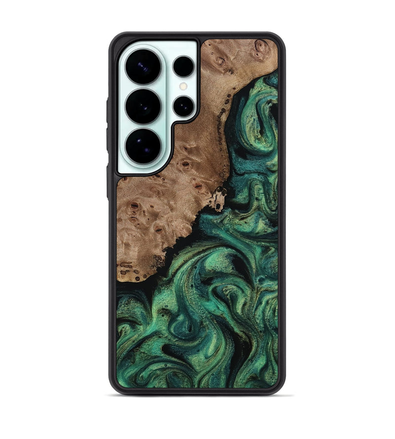 Galaxy S26 Ultra Wood Phone Case - Docia (Green, 814660)