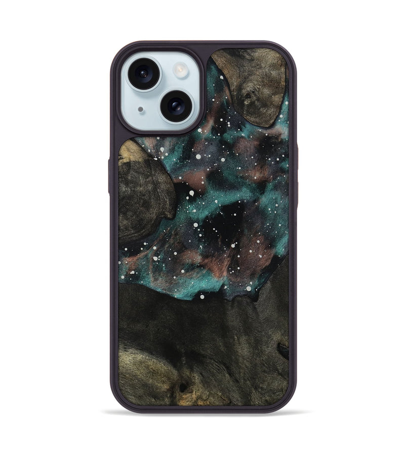 iPhone 15 Wood Phone Case - Olive (Cosmos, 814667)