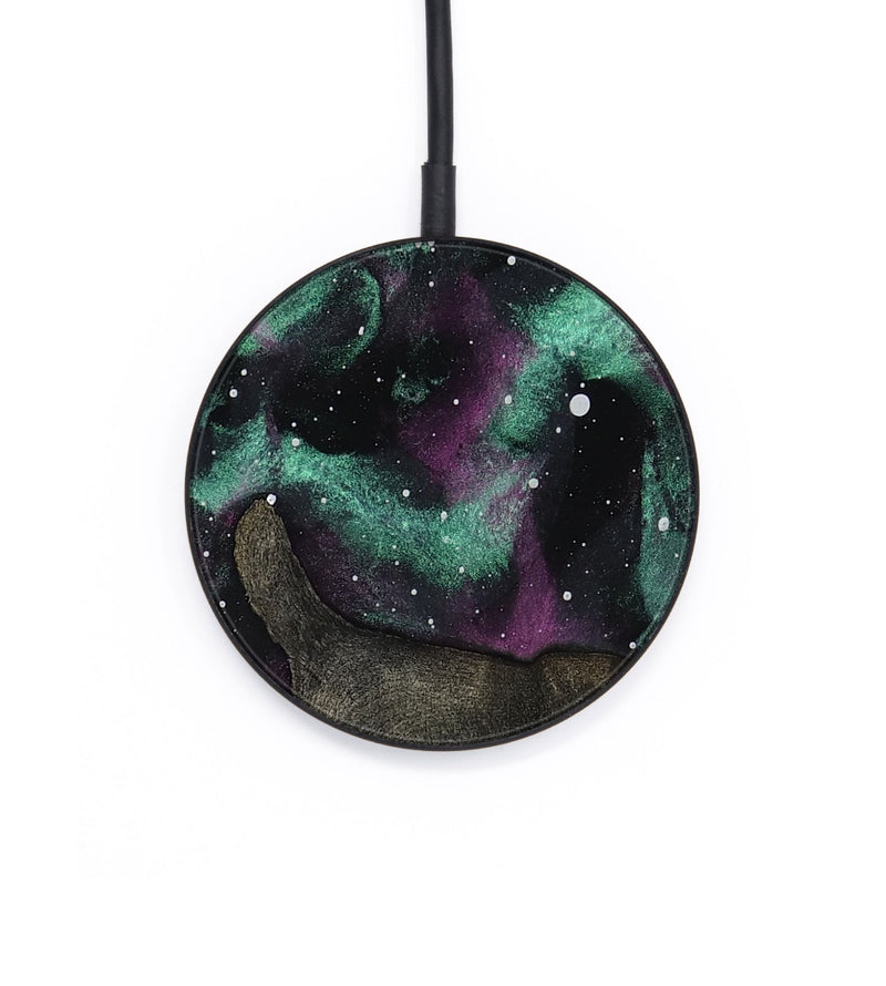 Circle Wood Wireless Charger - Leatha (Cosmos, 814692)