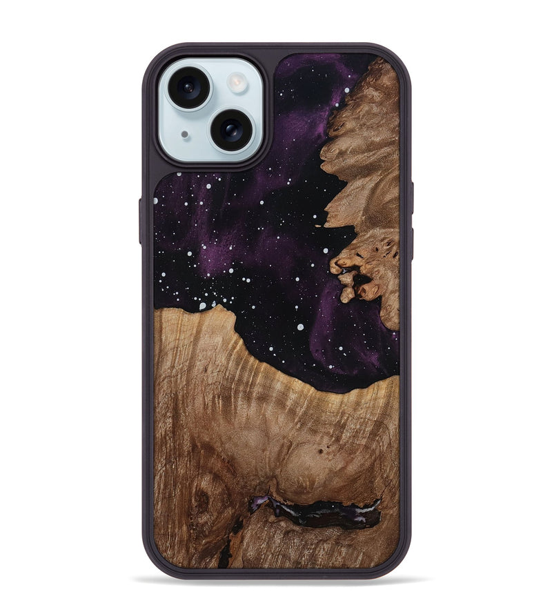 iPhone 15 Plus Wood Phone Case - Eliezer (Cosmos, 814693)