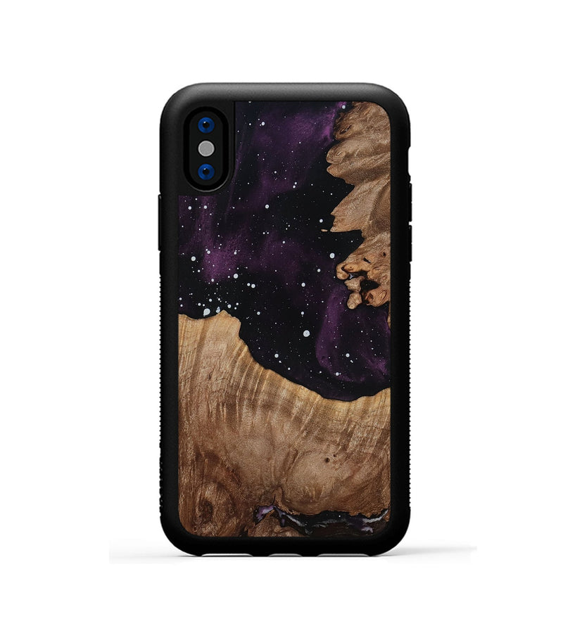 iPhone Xs Wood Phone Case - Eliezer (Cosmos, 814693)