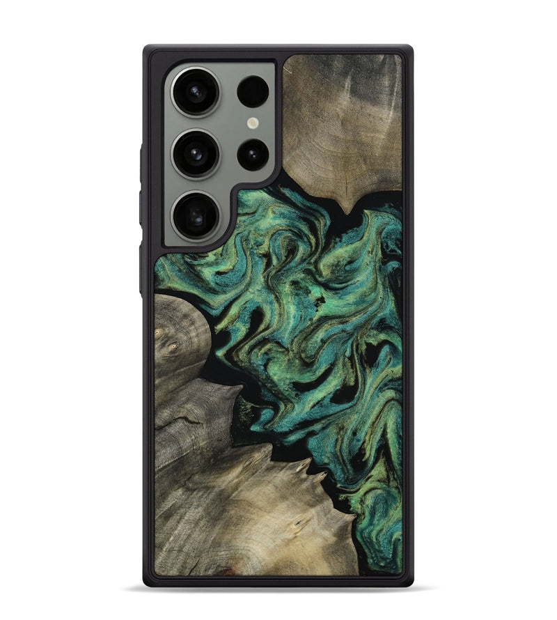 Galaxy S24 Ultra Wood Phone Case - Zona (Green, 814703)