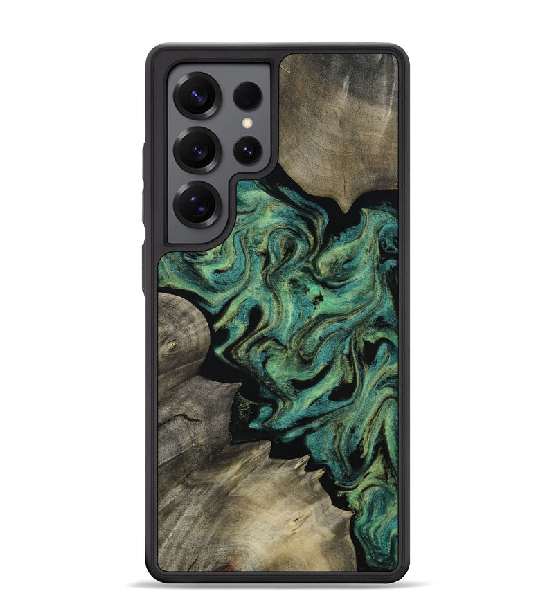 Galaxy S25 Ultra Wood Phone Case - Zona (Green, 814703)