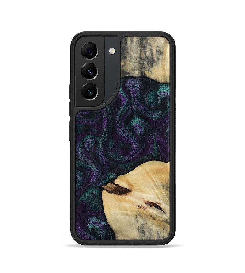 Galaxy S22 Wood Phone Case - Ted (Purple, 814704)