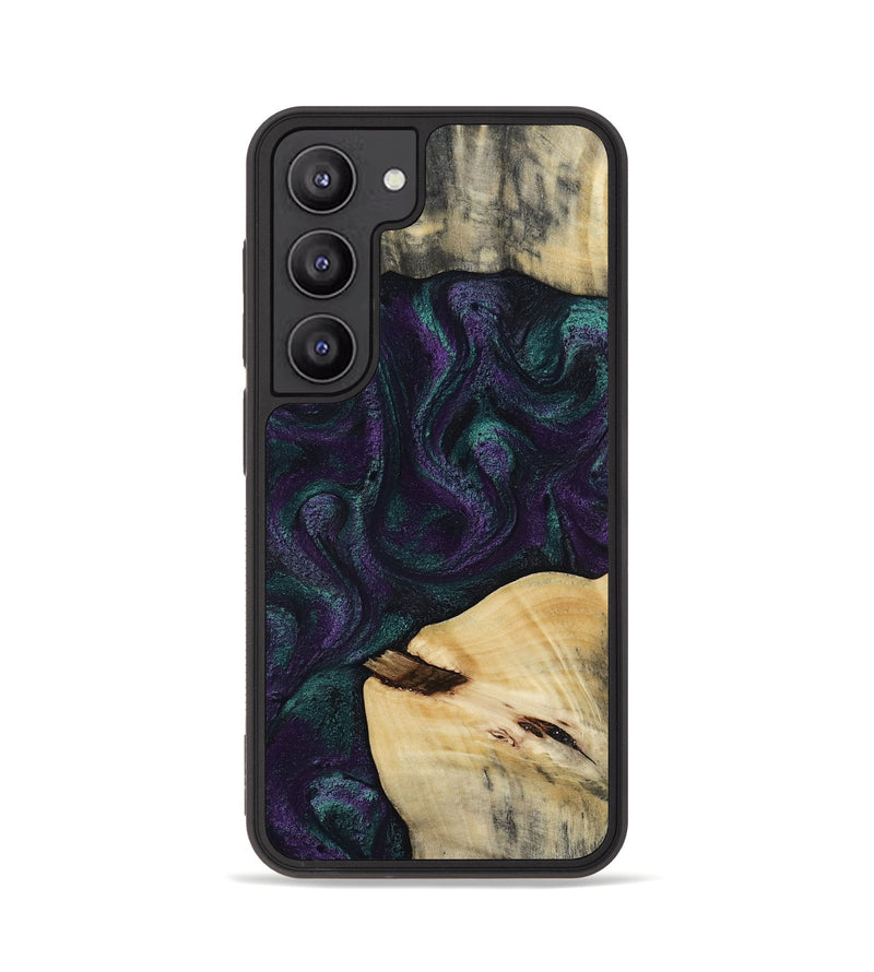 Galaxy S23 Wood Phone Case - Ted (Purple, 814704)