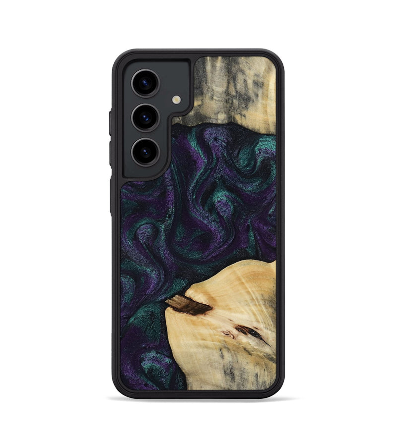 Galaxy S24 Wood Phone Case - Ted (Purple, 814704)