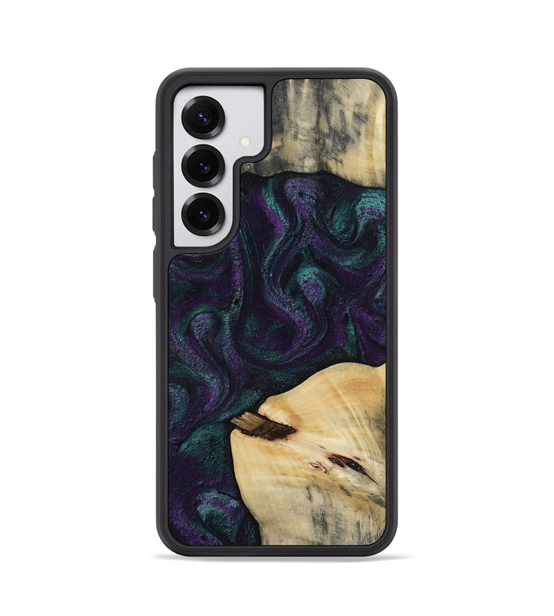 Galaxy S25 Wood Phone Case - Ted (Purple, 814704)