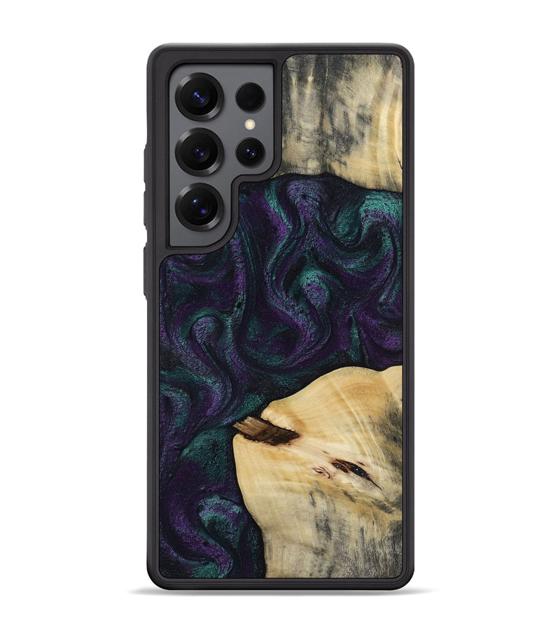 Galaxy S25 Ultra Wood Phone Case - Ted (Purple, 814704)