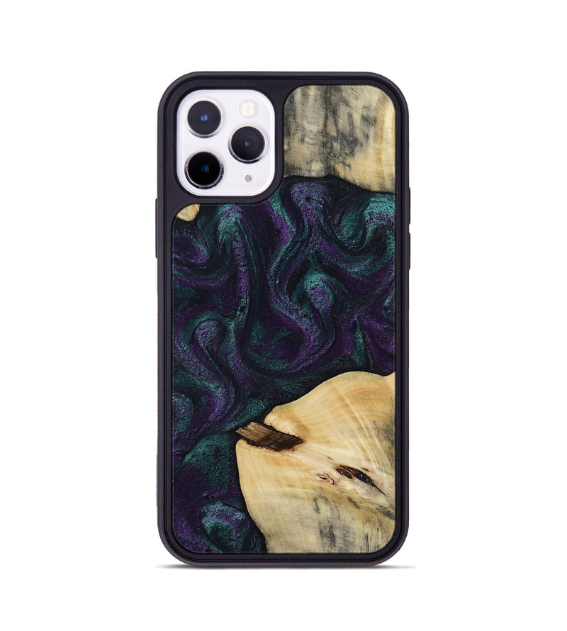 iPhone 11 Pro Wood Phone Case - Ted (Purple, 814704)