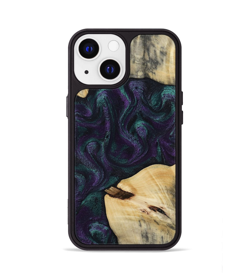 iPhone 13 Wood Phone Case - Ted (Purple, 814704)