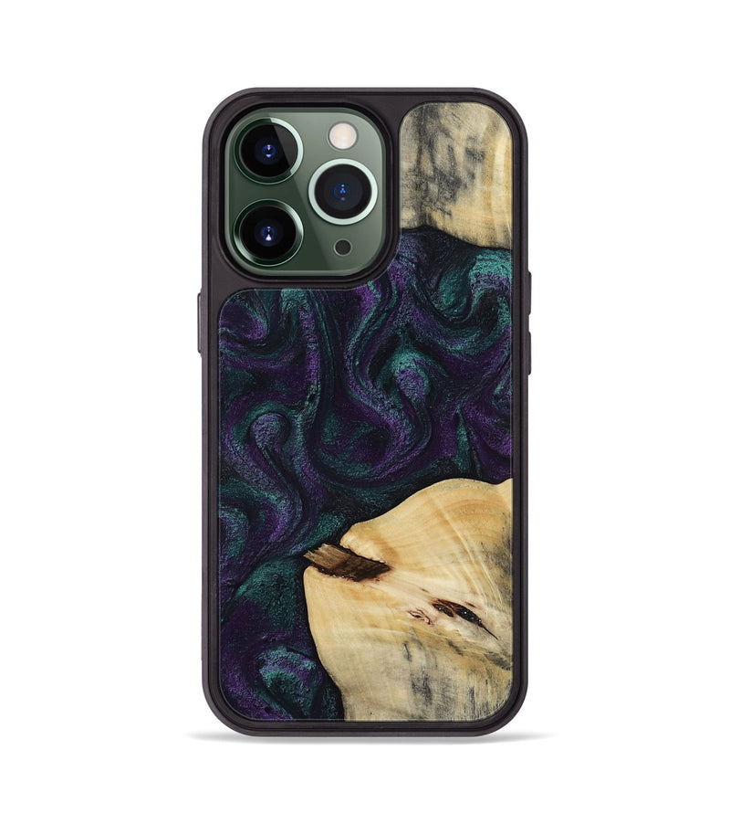 iPhone 13 Pro Wood Phone Case - Ted (Purple, 814704)
