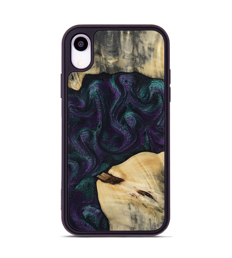iPhone Xr Wood Phone Case - Ted (Purple, 814704)