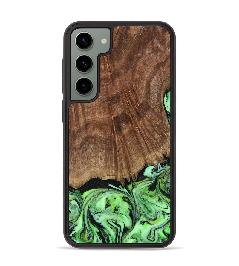 Galaxy S23 Plus Wood Phone Case - Lynda (Green, 814705)