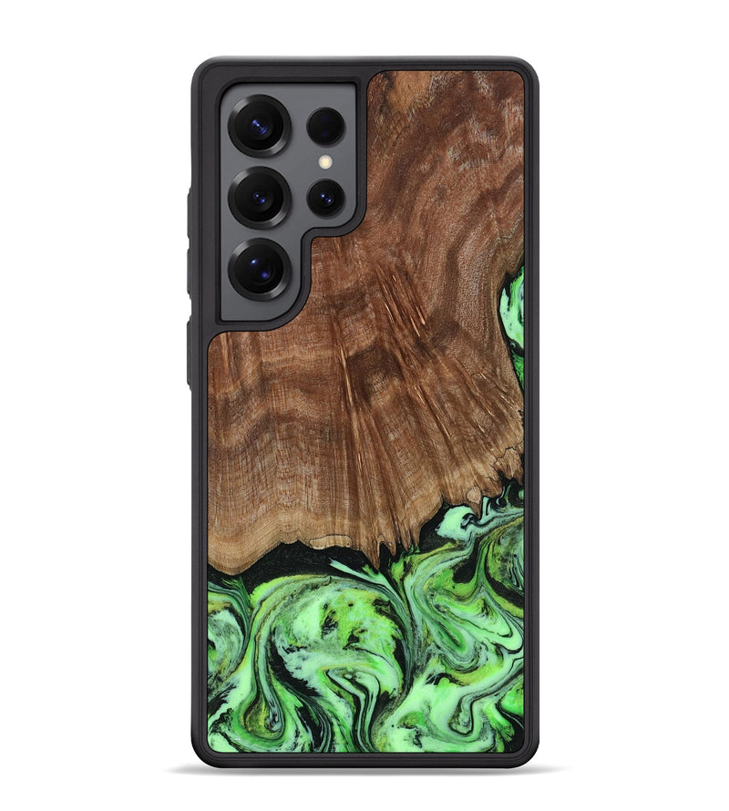 Galaxy S25 Ultra Wood Phone Case - Lynda (Green, 814705)