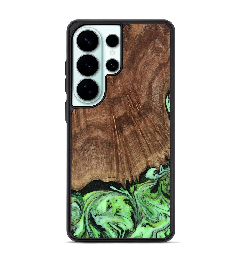 Galaxy S26 Ultra Wood Phone Case - Lynda (Green, 814705)