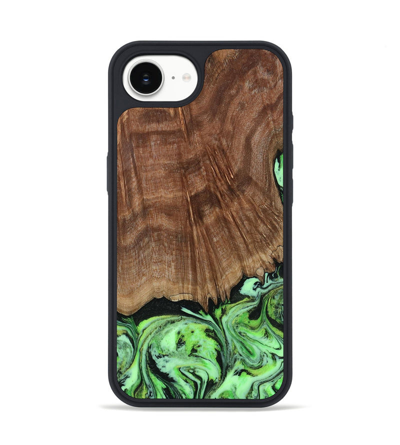 iPhone 16e Wood Phone Case - Lynda (Green, 814705)