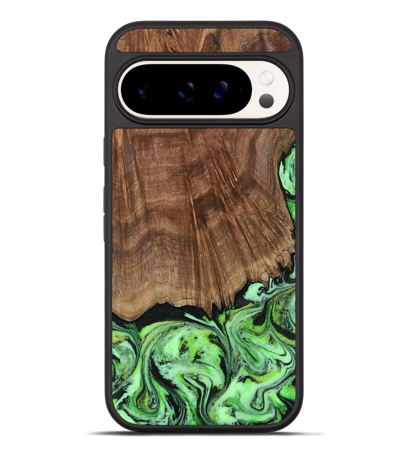 Pixel 9 Pro XL Wood Phone Case - Lynda (Green, 814705)