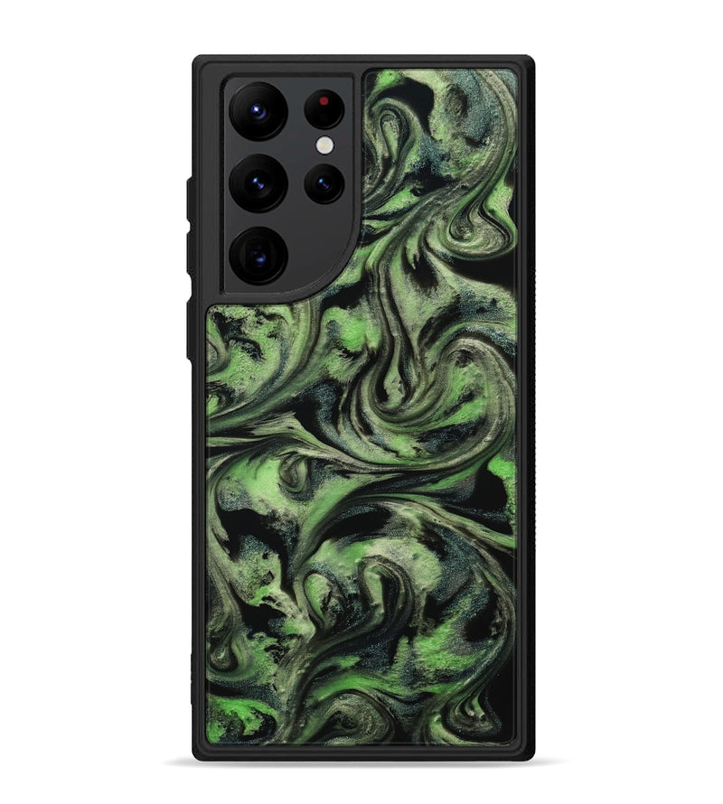 Galaxy S22 Ultra ResinArt Phone Case - Alessia (Green, 814710)