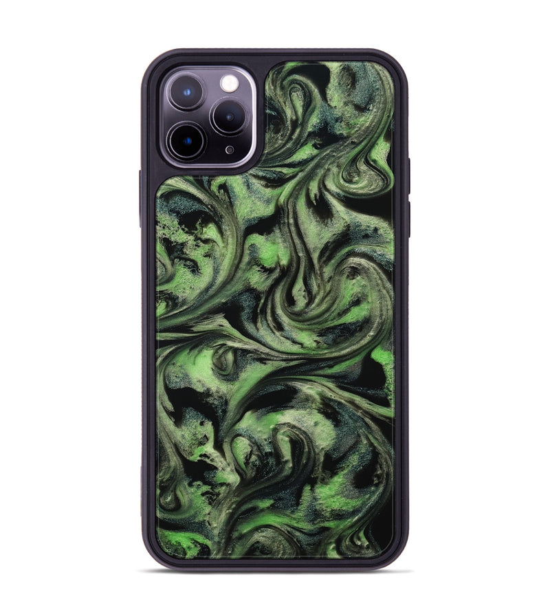 iPhone 11 Pro Max ResinArt Phone Case - Alessia (Green, 814710)