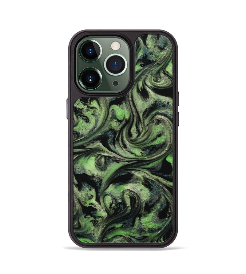 iPhone 13 Pro ResinArt Phone Case - Alessia (Green, 814710)