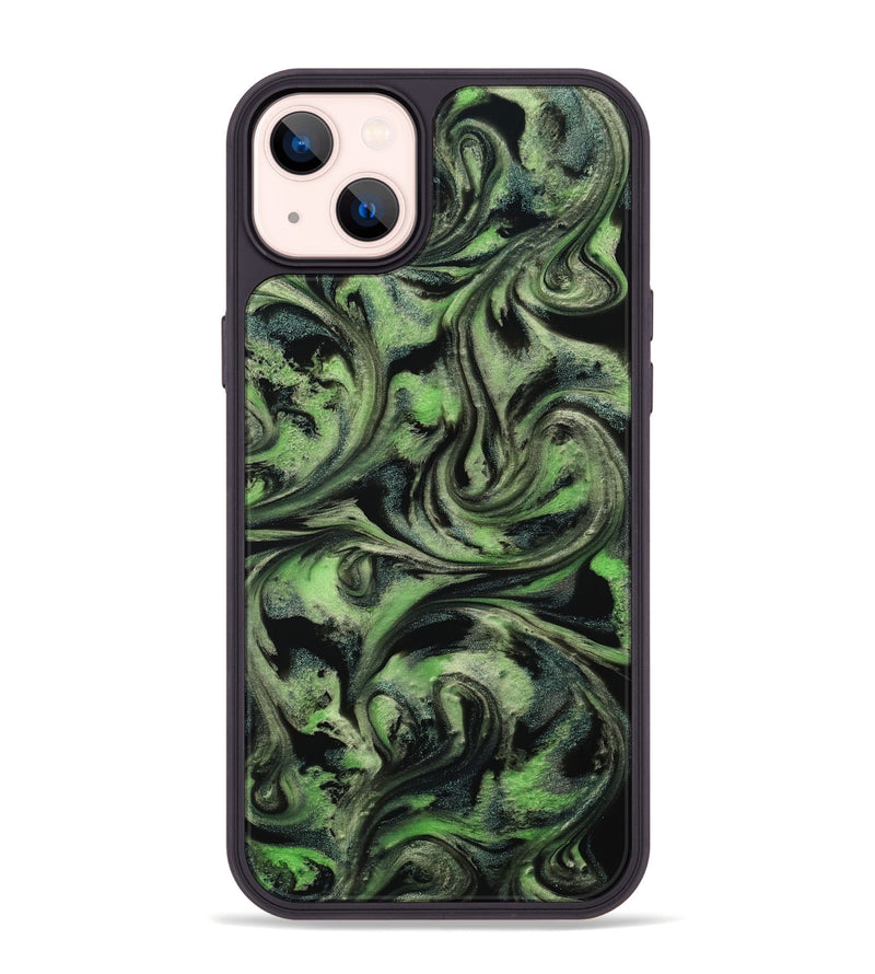 iPhone 14 Plus ResinArt Phone Case - Alessia (Green, 814710)