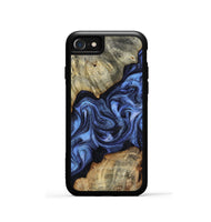 iPhone SE Wood Phone Case - Westley (Blue, 814713)