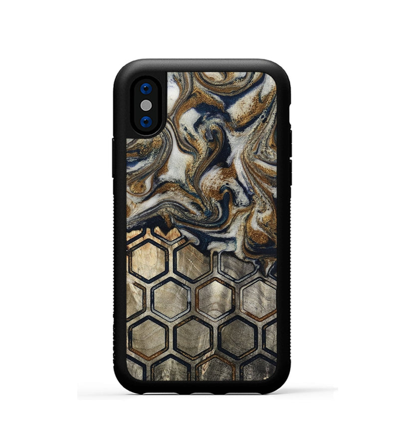 iPhone Xs Wood Phone Case - Julien (Pattern, 814716)