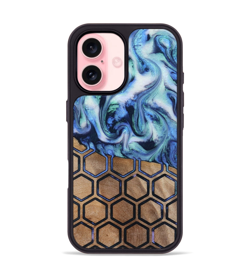 iPhone 16 Wood Phone Case - Tru (Pattern, 814726)