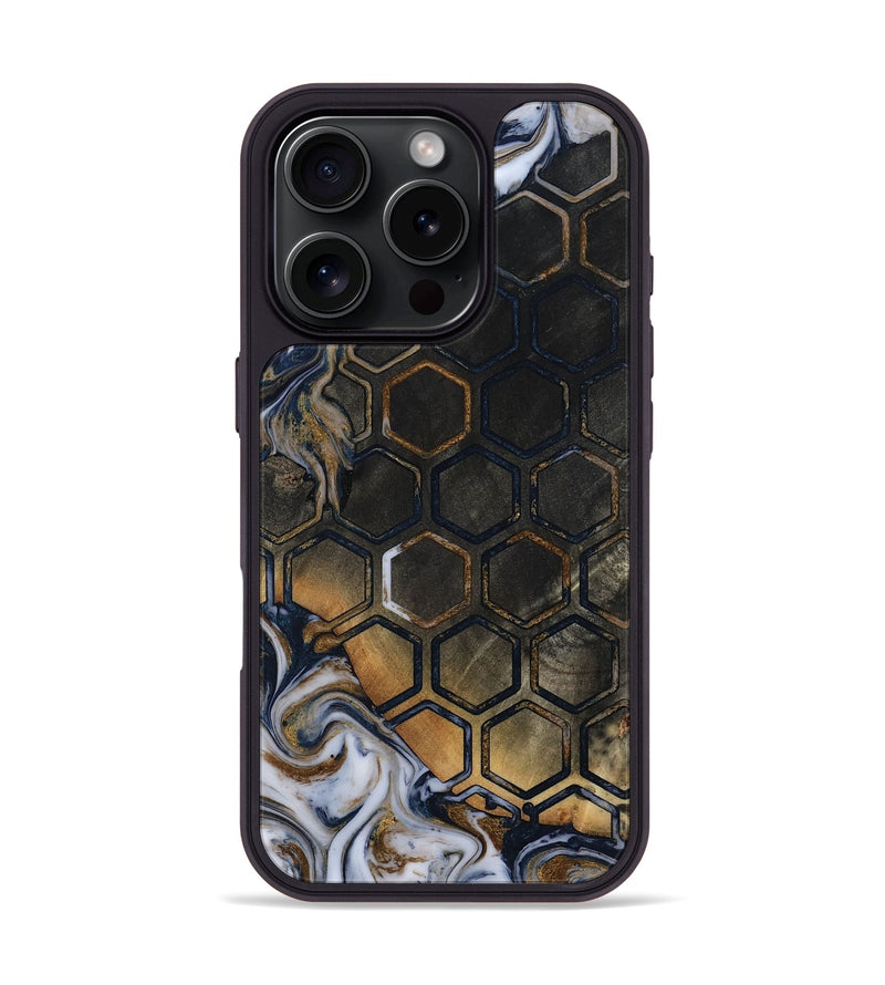 iPhone 16 Pro Wood Phone Case - Horace (Pattern, 814727)