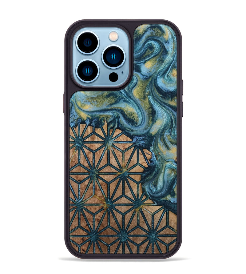 iPhone 14 Pro Max Wood Phone Case - Jamar (Pattern, 814728)