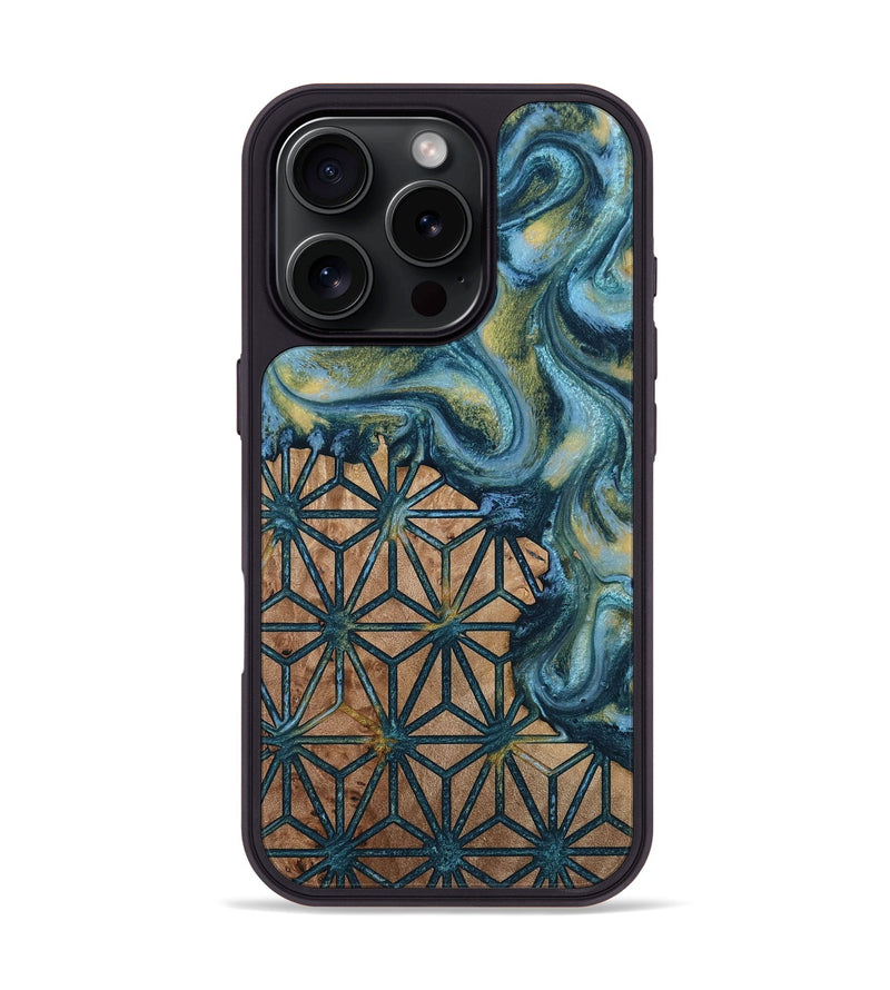 iPhone 16 Pro Wood Phone Case - Jamar (Pattern, 814728)