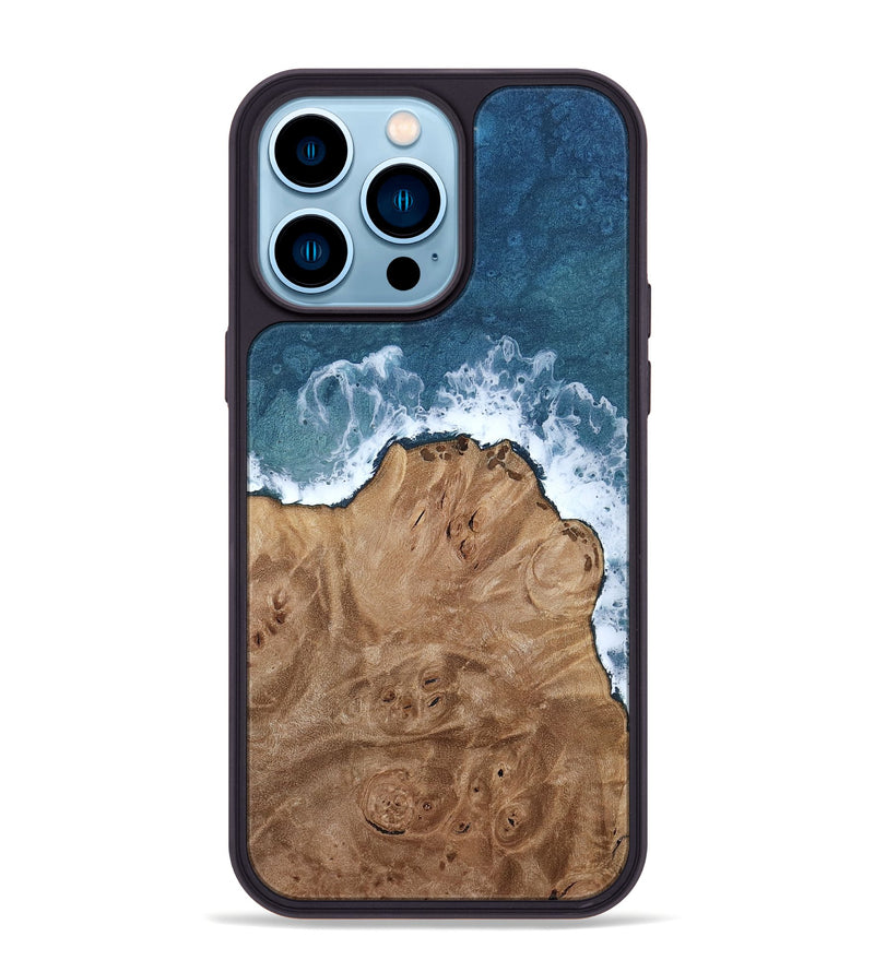 iPhone 14 Pro Max Wood Phone Case - Joy (Coastal, 814733)