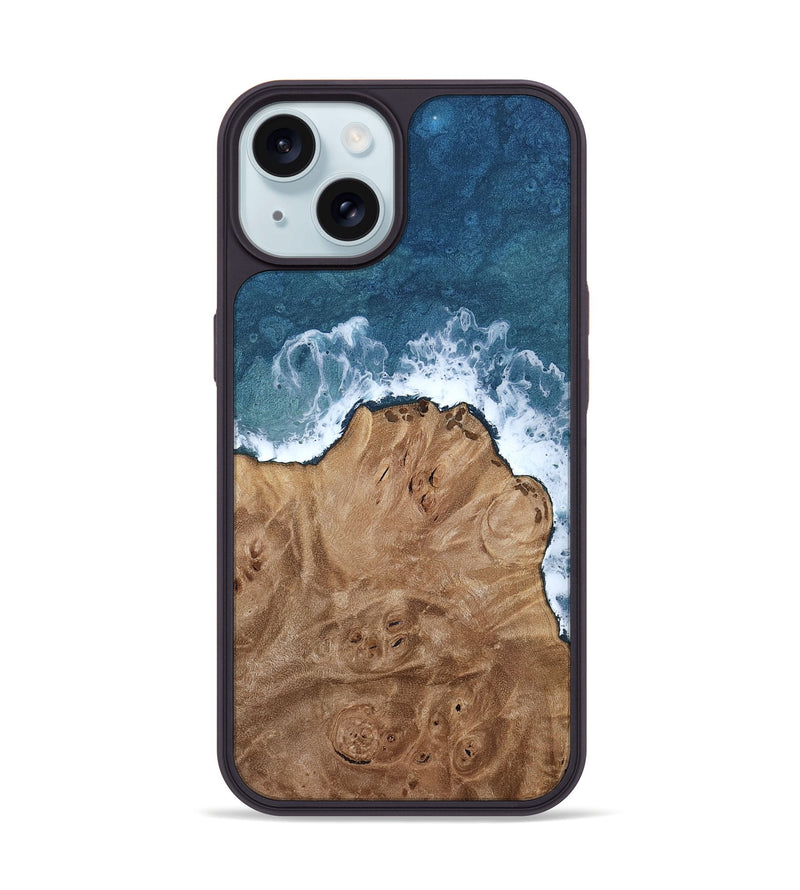 iPhone 15 Wood Phone Case - Joy (Coastal, 814733)