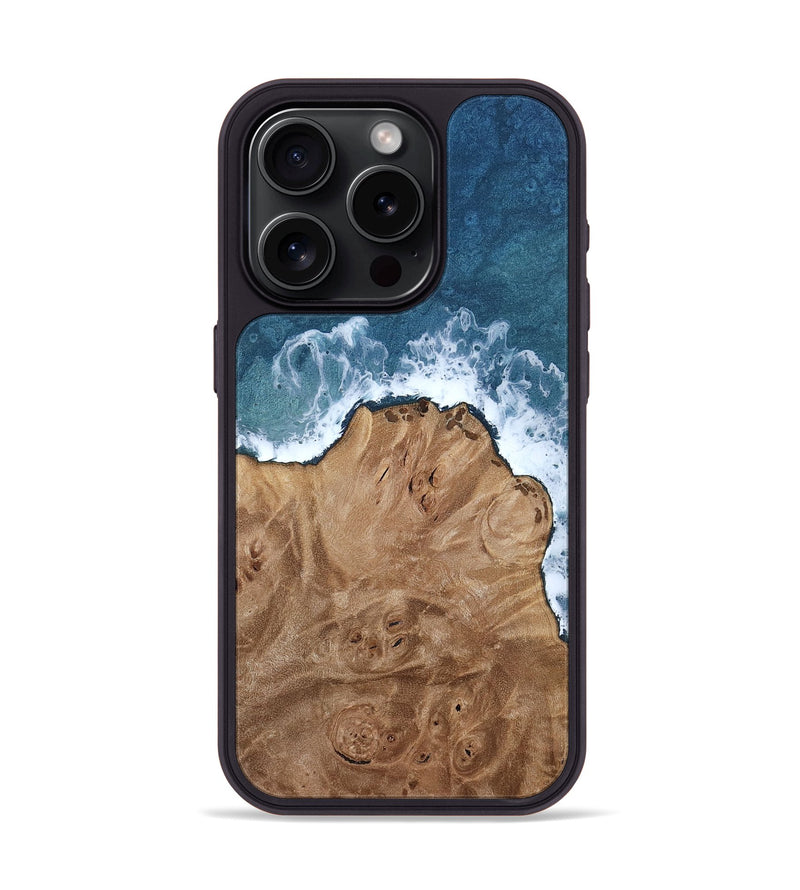 iPhone 15 Pro Wood Phone Case - Joy (Coastal, 814733)