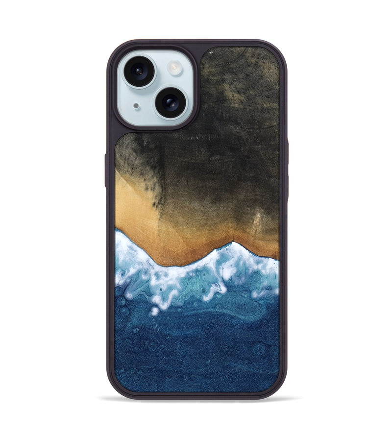 iPhone 15 Wood Phone Case - Cathie (Coastal, 814735)