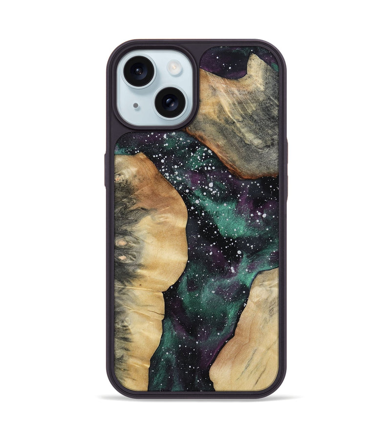 iPhone 15 Wood Phone Case - Malcolm (Cosmos, 814745)