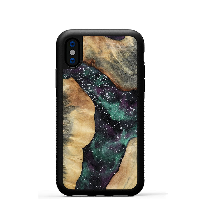 iPhone Xs Wood Phone Case - Malcolm (Cosmos, 814745)