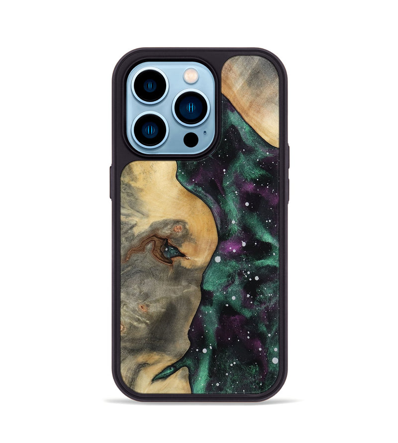 iPhone 14 Pro Wood Phone Case - Juwan (Cosmos, 814755)