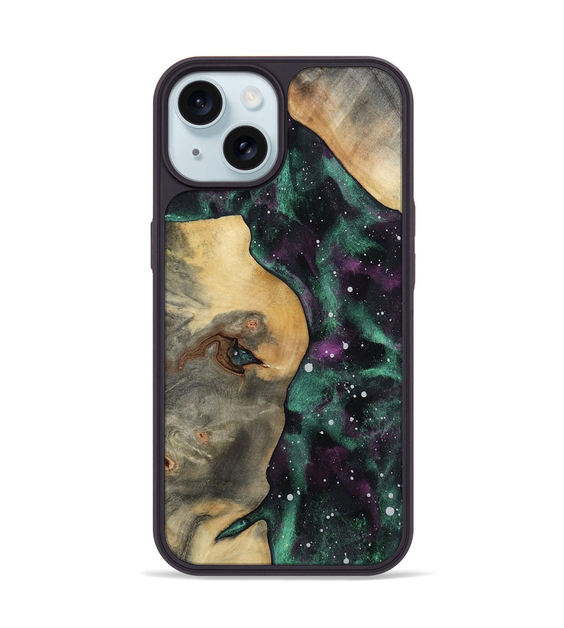 iPhone 15 Wood Phone Case - Juwan (Cosmos, 814755)