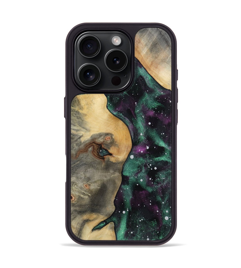 iPhone 16 Pro Wood Phone Case - Juwan (Cosmos, 814755)