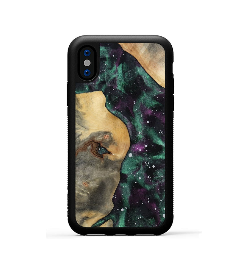 iPhone Xs Wood Phone Case - Juwan (Cosmos, 814755)