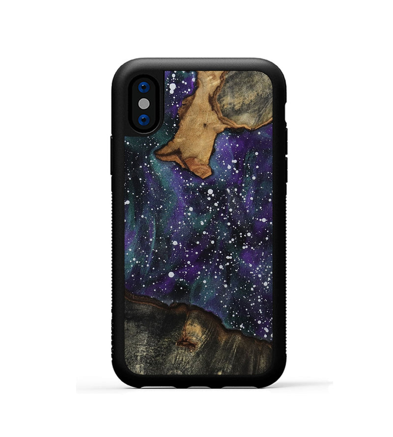 iPhone Xs Wood Phone Case - Nayely (Cosmos, 814756)