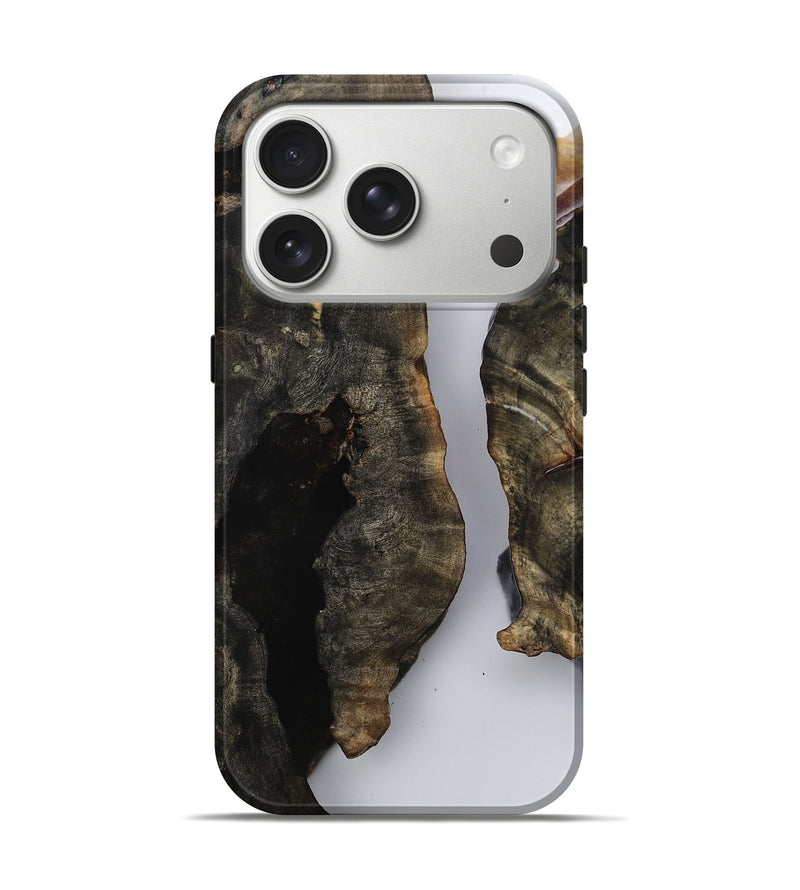 iPhone 17 Pro Wood Live Edge Phone Case - Jacalyn (Clear, 814769)
