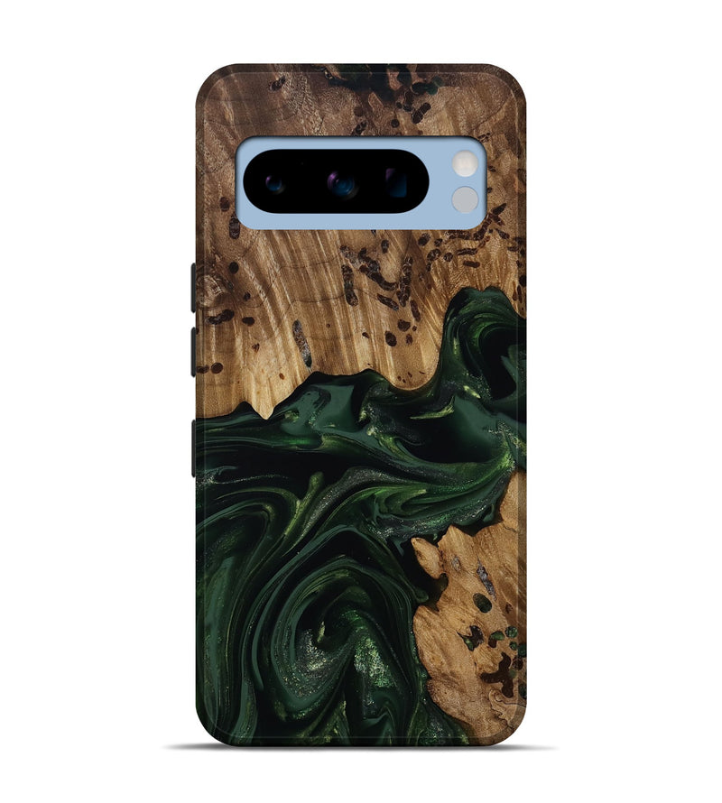 Pixel 8 Pro Wood Live Edge Phone Case - Brant (Green, 814773)