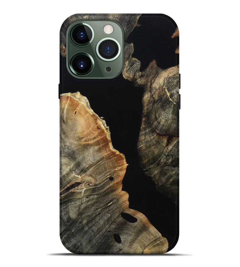 iPhone 13 Pro Max Wood Live Edge Phone Case - Laura (Wood Burl, 814776)