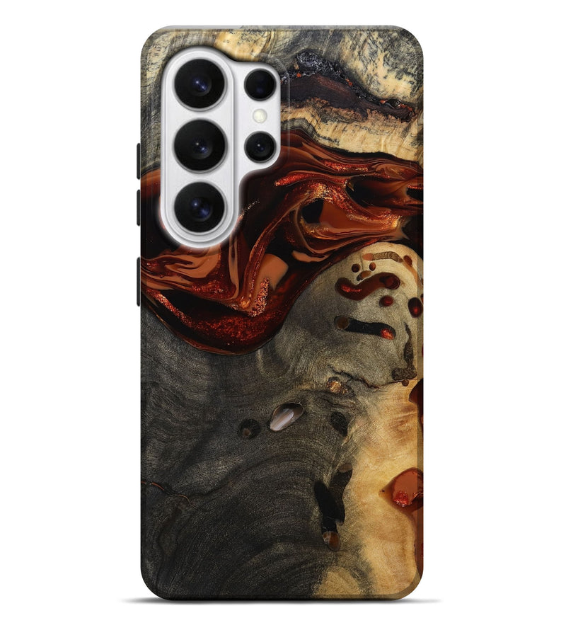 Galaxy S26 Ultra Wood Live Edge Phone Case - Royalty (Red, 814783)